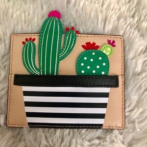 Kate Spade leather Cactus Wallet Cardholder